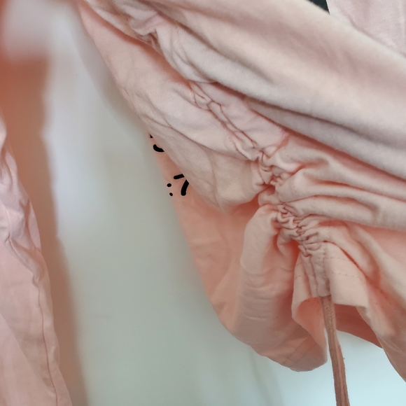 On Fire Blush Cotton Top Hoodie, Long Sleeve. Size 2x - Picture 5 of 5